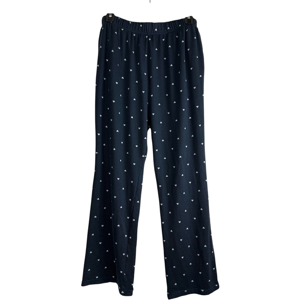 Tommy John Navy White Hearts Second‎ Skin Pajama Pants Size Small